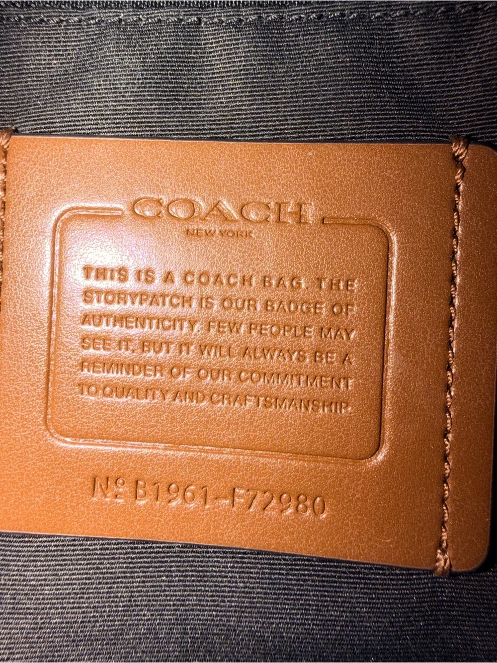 Fossil structured leather